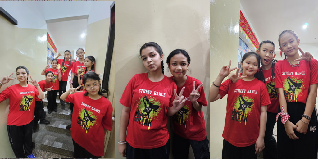 假期出校表演！姐姐组合表演成功！