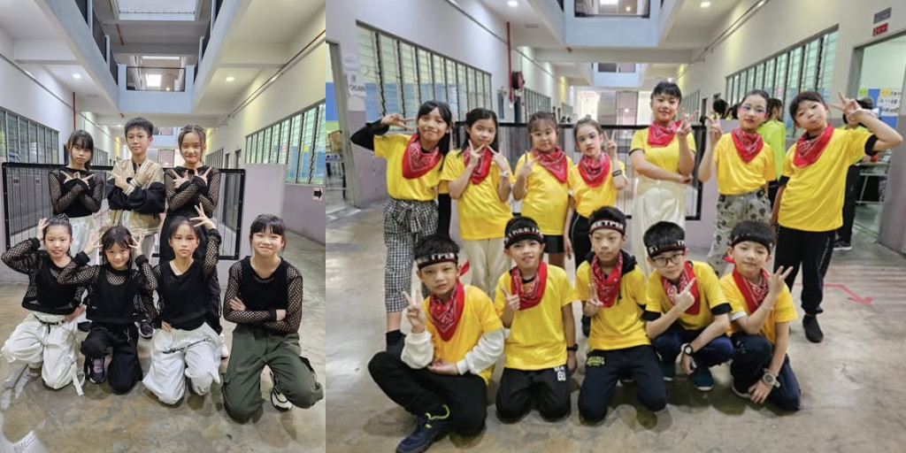 恳亲会表演成功！学生们几个月的努力一起上台表演。