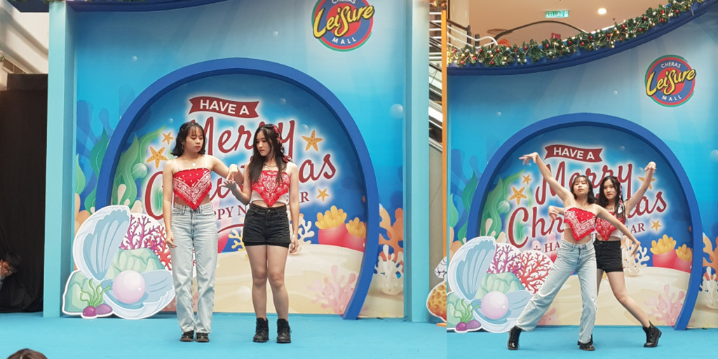 来自中学生Scarlett 双人组合表演！