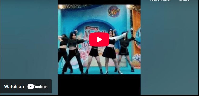 中学生表演Blackpink 的舞蹈！