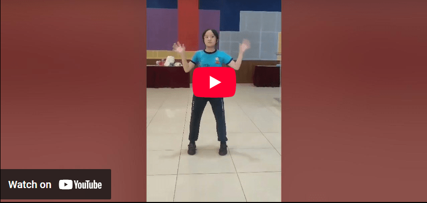 学生跳一段(青春有你2)的Lion !